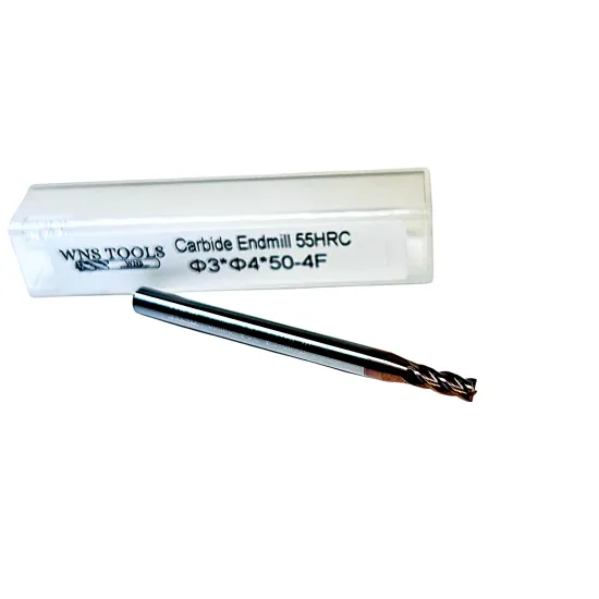 Frez węglikowy VHM Fi3 x 50mm 55HRC 4Z